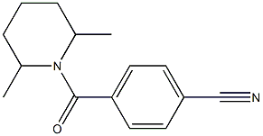4-[(2,6-dimethylpiperidin-1-yl)carbonyl]benzonitrile