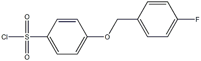 4-[(4-fluorophenyl)methoxy]benzene-1-sulfonyl chloride