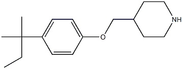 4-[4-(2-methylbutan-2-yl)phenoxymethyl]piperidine