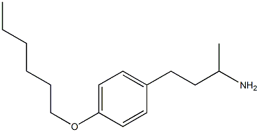 4-[4-(hexyloxy)phenyl]butan-2-amine