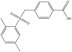 4-{[(2,5-dimethylbenzene)sulfonyl]methyl}benzoic acid
