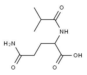 4-carbamoyl-2-(2-methylpropanamido)butanoic acid