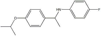 4-fluoro-N-{1-[4-(propan-2-yloxy)phenyl]ethyl}aniline