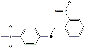 4-methanesulfonyl-N-[(2-nitrophenyl)methyl]aniline