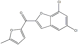 5,7-dichloro-2-[(5-methylfuran-2-yl)carbonyl]-1-benzofuran