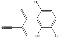 5,8-dichloro-4-oxo-1,4-dihydroquinoline-3-carbonitrile