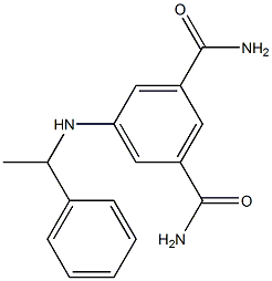 5-[(1-phenylethyl)amino]benzene-1,3-dicarboxamide