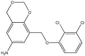 8-(2,3-dichlorophenoxymethyl)-2,4-dihydro-1,3-benzodioxin-6-amine