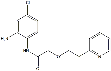 N-(2-amino-4-chlorophenyl)-2-[2-(pyridin-2-yl)ethoxy]acetamide