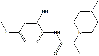N-(2-amino-4-methoxyphenyl)-2-(4-methylpiperazin-1-yl)propanamide