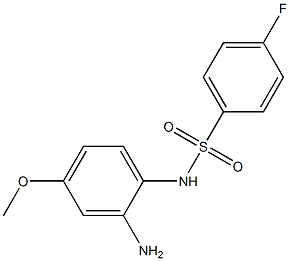 N-(2-amino-4-methoxyphenyl)-4-fluorobenzenesulfonamide