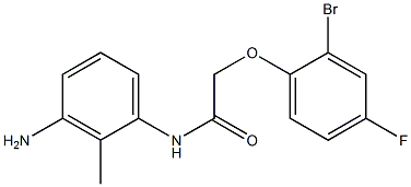 N-(3-amino-2-methylphenyl)-2-(2-bromo-4-fluorophenoxy)acetamide