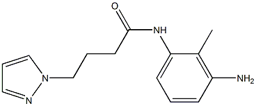 N-(3-amino-2-methylphenyl)-4-(1H-pyrazol-1-yl)butanamide
