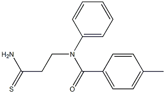 N-(3-amino-3-thioxopropyl)-4-methyl-N-phenylbenzamide