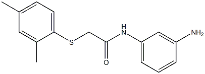 N-(3-aminophenyl)-2-[(2,4-dimethylphenyl)sulfanyl]acetamide