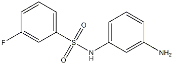 N-(3-aminophenyl)-3-fluorobenzenesulfonamide