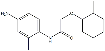 N-(4-amino-2-methylphenyl)-2-[(2-methylcyclohexyl)oxy]acetamide