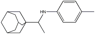 N-[1-(adamantan-1-yl)ethyl]-4-methylaniline Struktur