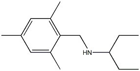pentan-3-yl[(2,4,6-trimethylphenyl)methyl]amine|