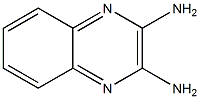 2,3-ジアミノキノキサリン 化学構造式