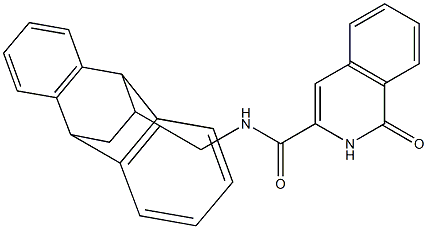 3-Isoquinolinecarboxamide,  N-[(9,10-dihydro-9,10-ethanoanthracen-11-yl)methyl]-1,2-dihydro-1-oxo-