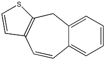 10H-benzo[5,6]cyclohepta[1,2-b]thiophene Structure