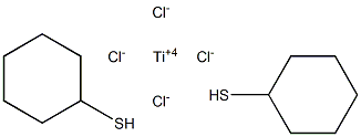双(巯基环己烷)四氯化钛, 99.999%, , 结构式