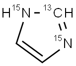 咪唑-2-13C,15N2, , 结构式