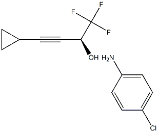 (S)-5-Chloro-alpha-(cyclopropyl ethynyl)-2-amino-alpha-(trifluromethyl)-benzene methanol.