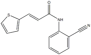 (E)-N-(2-cyanophenyl)-3-(2-thienyl)-2-propenamide