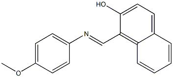 1-{[(4-methoxyphenyl)imino]methyl}-2-naphthol