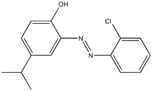 2-[(E)-2-(2-chlorophenyl)diazenyl]-4-isopropylphenol