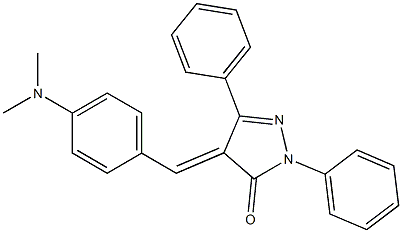 4-{(E)-[4-(dimethylamino)phenyl]methylidene}-2,5-diphenyl-2,4-dihydro-3H-pyrazol-3-one