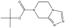 Tert-butyl 5,6-dihydro-[1,2,4]triazolo[4,3-a]pyrazine-7(8h)-carboxylate ,99.2% Structure