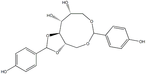 1-O,6-O:2-O,3-O-Bis(4-hydroxybenzylidene)-D-glucitol