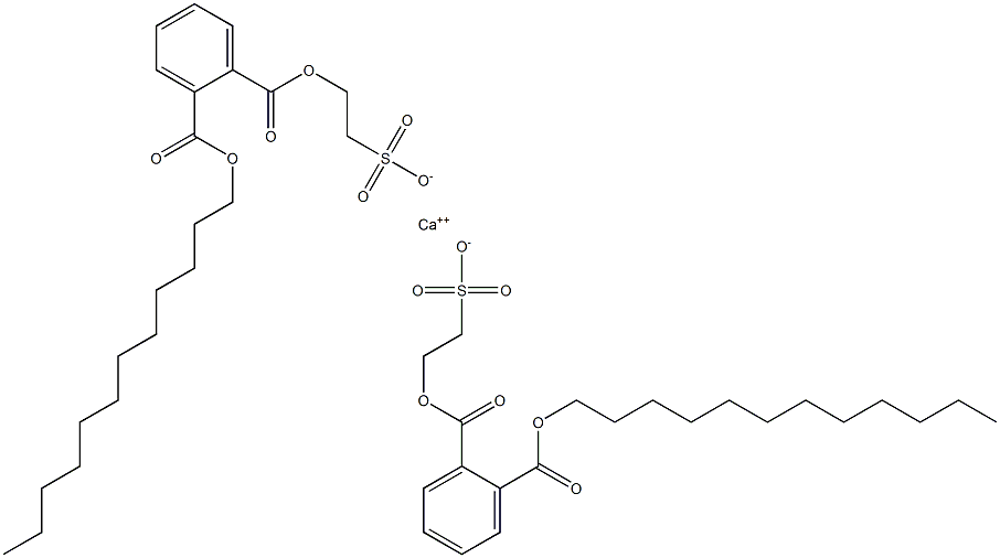 Bis[2-[(2-dodecyloxycarbonylphenyl)carbonyloxy]ethanesulfonic acid]calcium salt