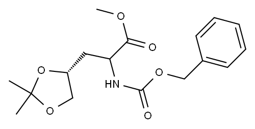 (S)-3-[(4R)-2,2-Dimethyl-1,3-dioxolan-4-yl]-2-(benzyloxycarbonylamino)propanoic acid methyl ester