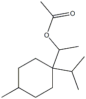 Acetic acid 1-(p-menthan-4-yl)ethyl ester 结构式