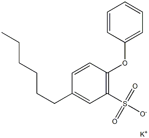 3-Hexyl-6-phenoxybenzenesulfonic acid potassium salt