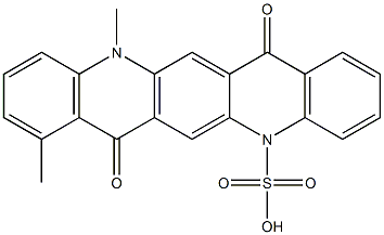 5,7,12,14-Tetrahydro-8,12-dimethyl-7,14-dioxoquino[2,3-b]acridine-5-sulfonic acid
