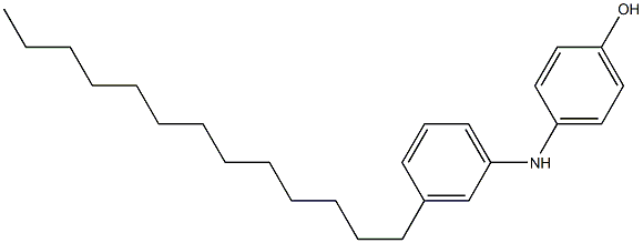 3'-Tridecyl[iminobisbenzen]-4-ol Structure