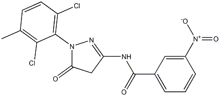 1-(2,6-Dichloro-3-methylphenyl)-3-(3-nitrobenzoylamino)-5(4H)-pyrazolone