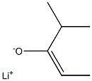 リチウム(E)-1-イソプロピル-1-プロペン-1-オラート 化学構造式