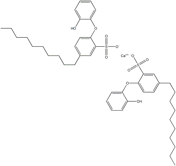 Bis(2'-hydroxy-4-decyl[oxybisbenzene]-2-sulfonic acid)calcium salt