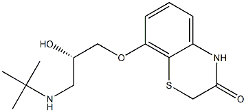 (-)-8-[(S)-2-Hydroxy-3-(tert-butylamino)propoxy]-3,4-dihydro-3-oxo-2H-1,4-benzothiazine