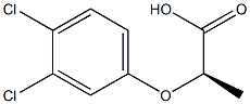 [R,(+)]-2-(3,4-ジクロロフェノキシ)プロピオン酸 化学構造式
