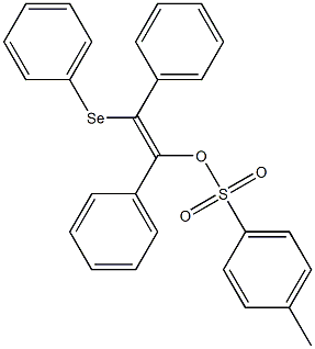 p-Toluenesulfonic acid (E)-1,2-diphenyl-2-(phenylseleno)ethenyl ester