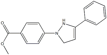 4-(3-Phenyl-3-pyrazolin-1-yl)benzoic acid methyl ester