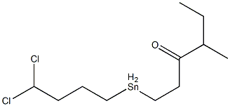 1-(Dichlorobutylstannyl)-4-methyl-3-hexanone