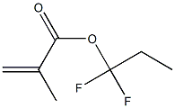 メタクリル酸(1,1-ジフルオロプロピル) 化学構造式